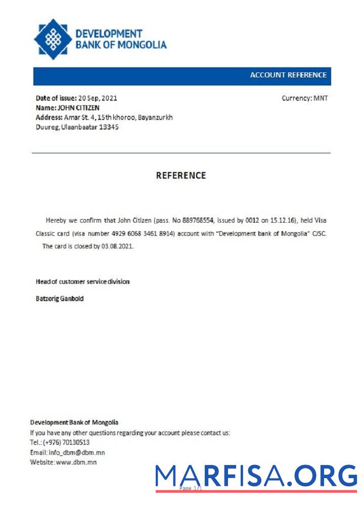 Realistic Mongolia Development Bank of Mongolia closure reference download for verification